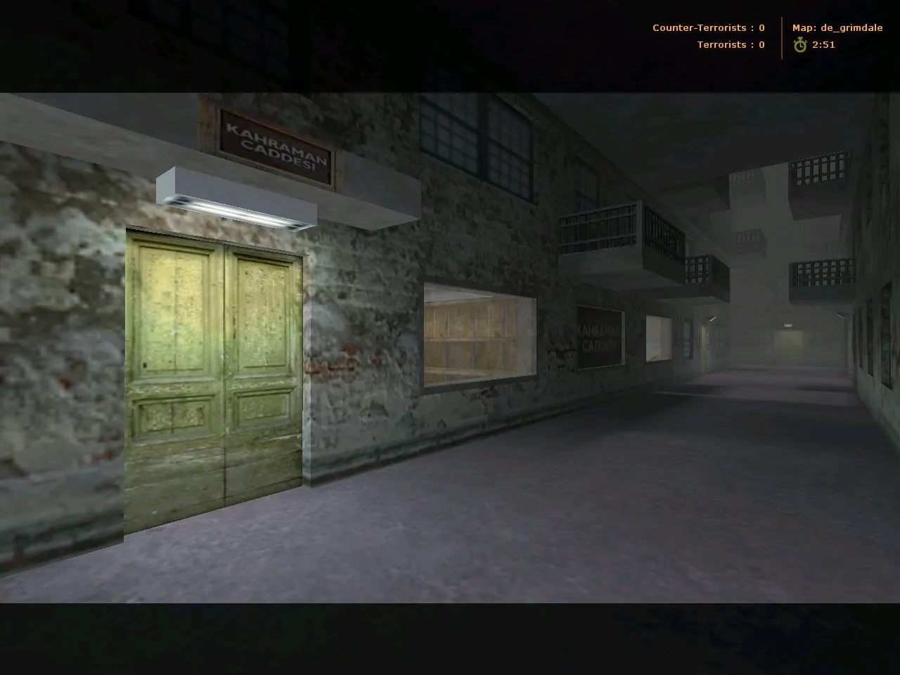 Скачать de_grimdale для CS 1.6: обзор карты, точки, bot .nav и оптимизация wpoly/epoly - Скриншот