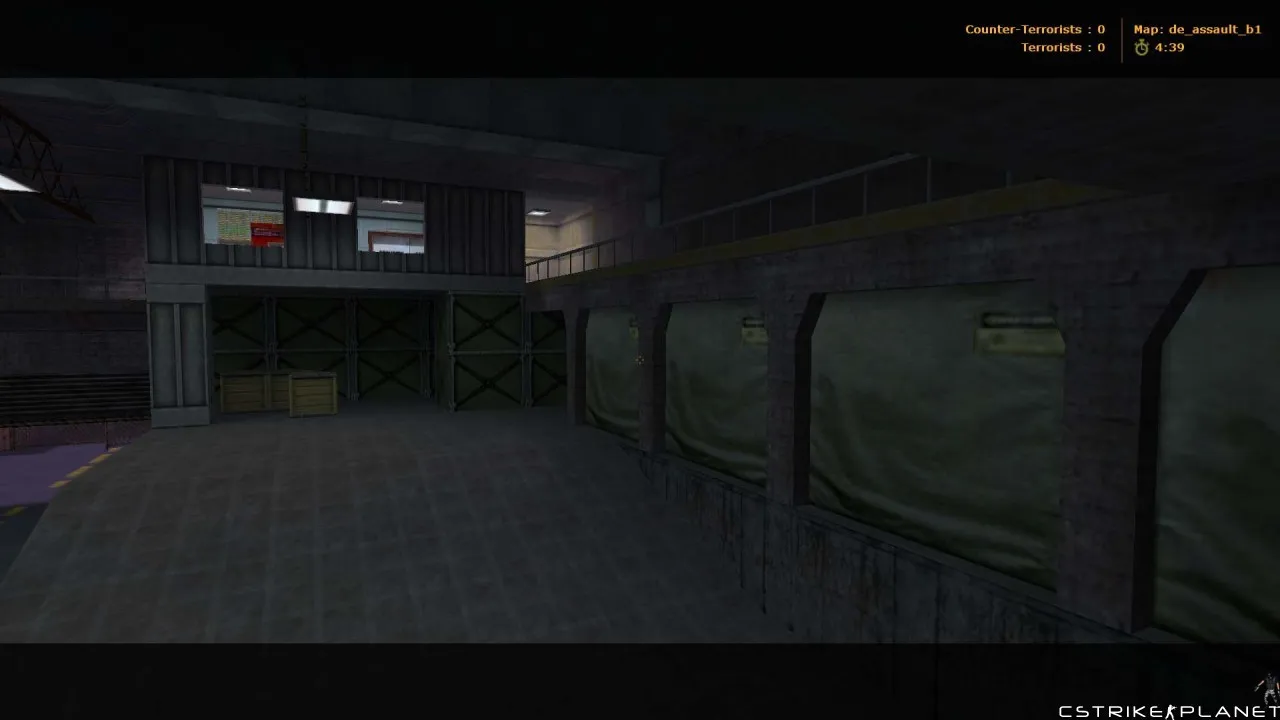 Скачать Карта de_assault_b1 для CS 1.6: точки, стороны, .nav для ботов, оптимизация wpoly/epoly и советы по установке - Скриншот