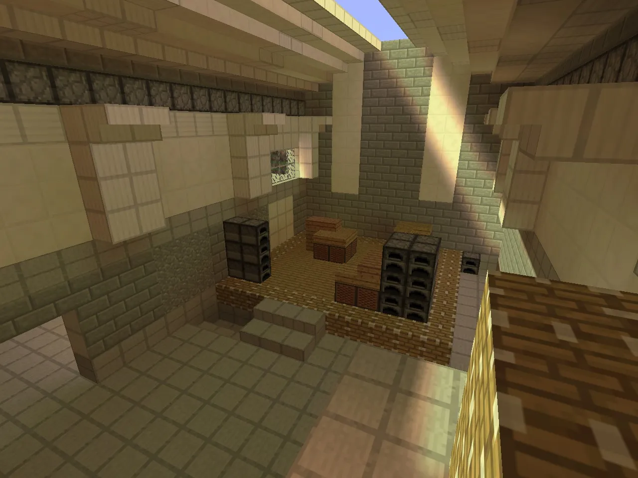 Карта de_cache_minecraft для CS 1.6: планировка, тактика Т/КТ, .nav для ботов, оптимизация — скриншот 12