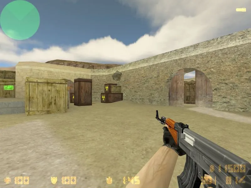 Карта de_dustd01 для CS 1.6: баланс сторон, точки, .nav для ботов и оптимизация wpoly/epoly — скриншот 6