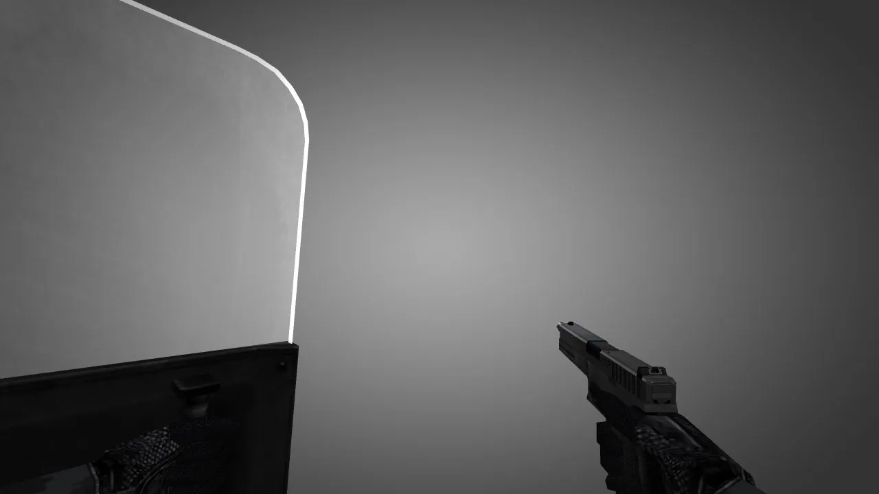 Модель «MW2 like Shield» для CS 1.6: v_/p_/w_ shield, звуки, анимация осмотра, текстуры 1024x1024 — скриншот 6
