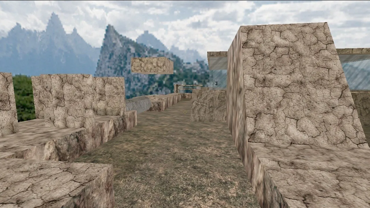 Скачать deathrun_highland для CS 1.6 — карта Deathrun, точки, маршруты и настройка под 4554/8610 - Скриншот