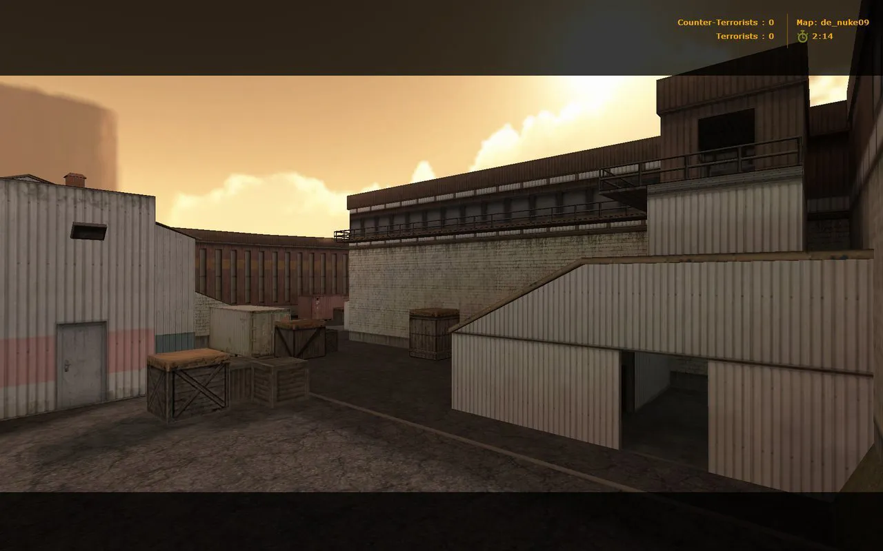Скачать Карта de_nuke09 для CS 1.6: тактика и особенности - Скриншот