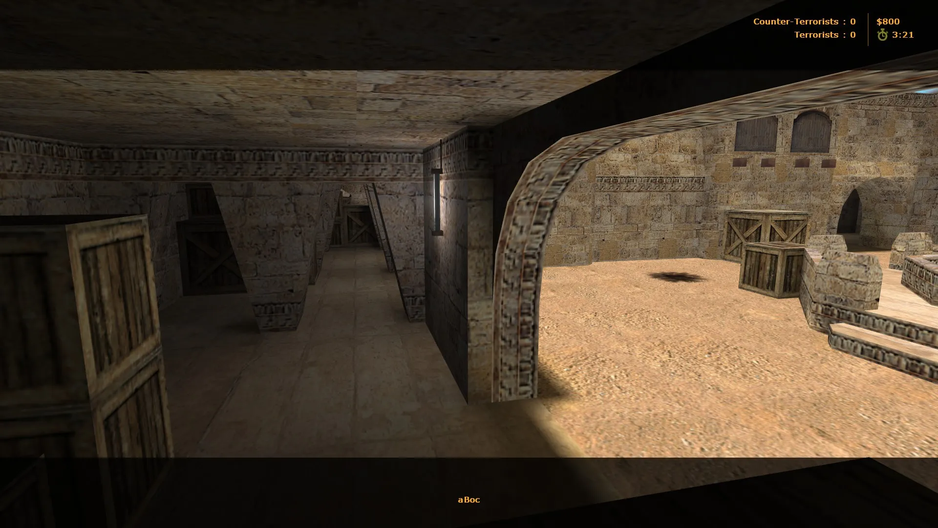 Скачать Карта de_dust_playme для CS 1.6: тактика за CT и T, точки на миде, оптимизация wpoly/epoly - Скриншот