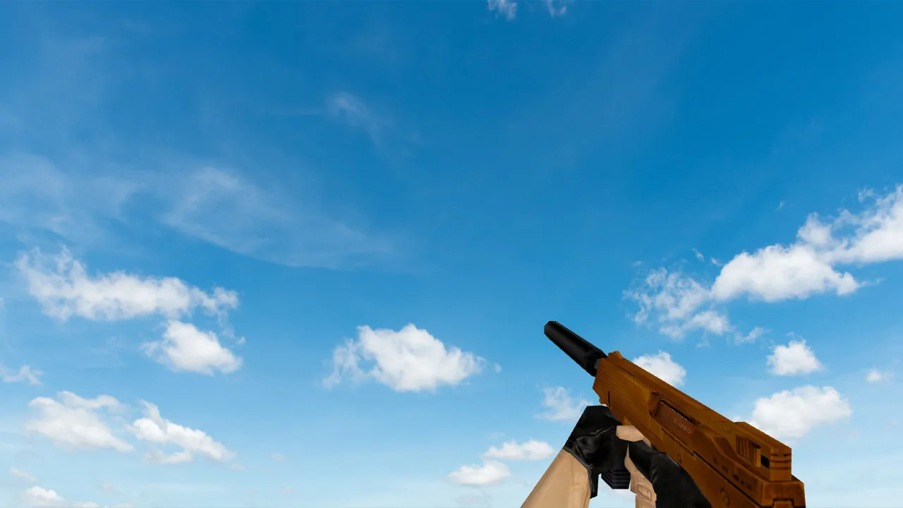 Пак моделей оружия «Gold Weapons Pack V3» для CS 1.6: v_ p_ w_ модели, звуки, анимация осмотра — скриншот 25