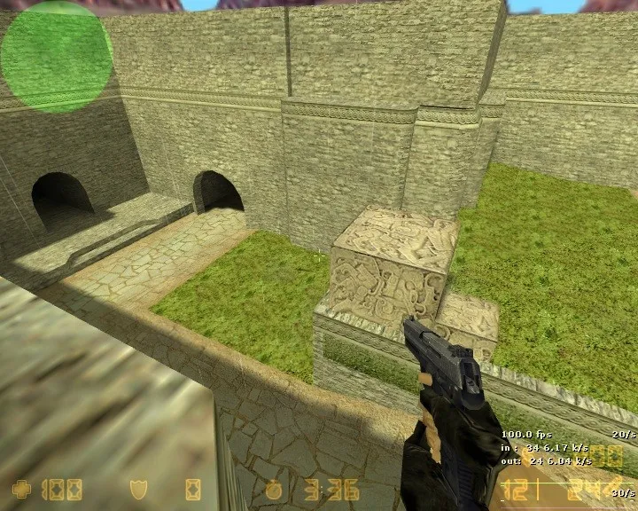 Скачать Карта de_aztecydust2 для CS 1.6: тактика за T и CT, точки контроля, .nav и оптимизация wpoly/epoly - Скриншот