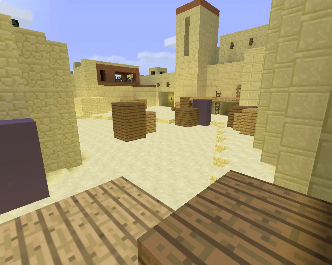 Карта de_mirage_minecraft для CS 1.6 – Оптимизированный геймплей — скриншот 15