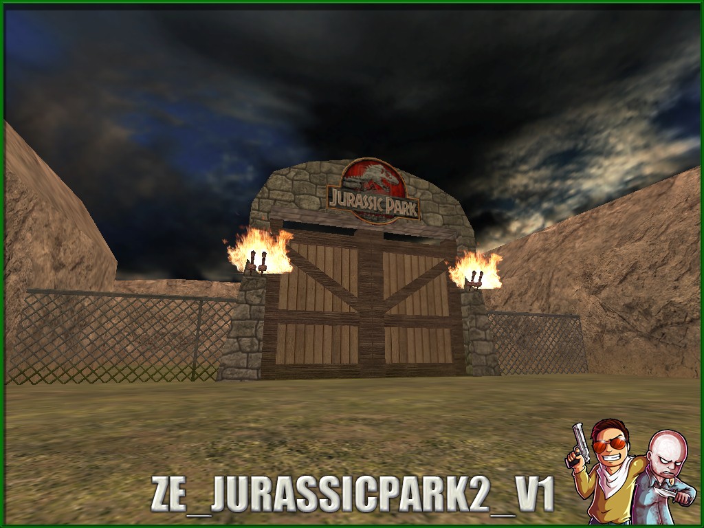 Скачать ze_jurassicpark2_v1 - Скриншот