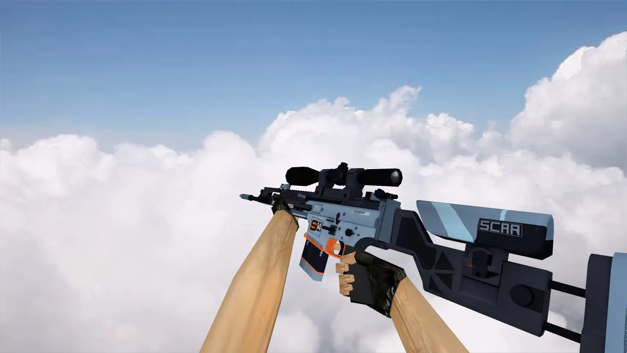 Скачать Модель SCAR-20 «Фантом» для CS 1.6 - Качественные текстуры и анимации - Скриншот