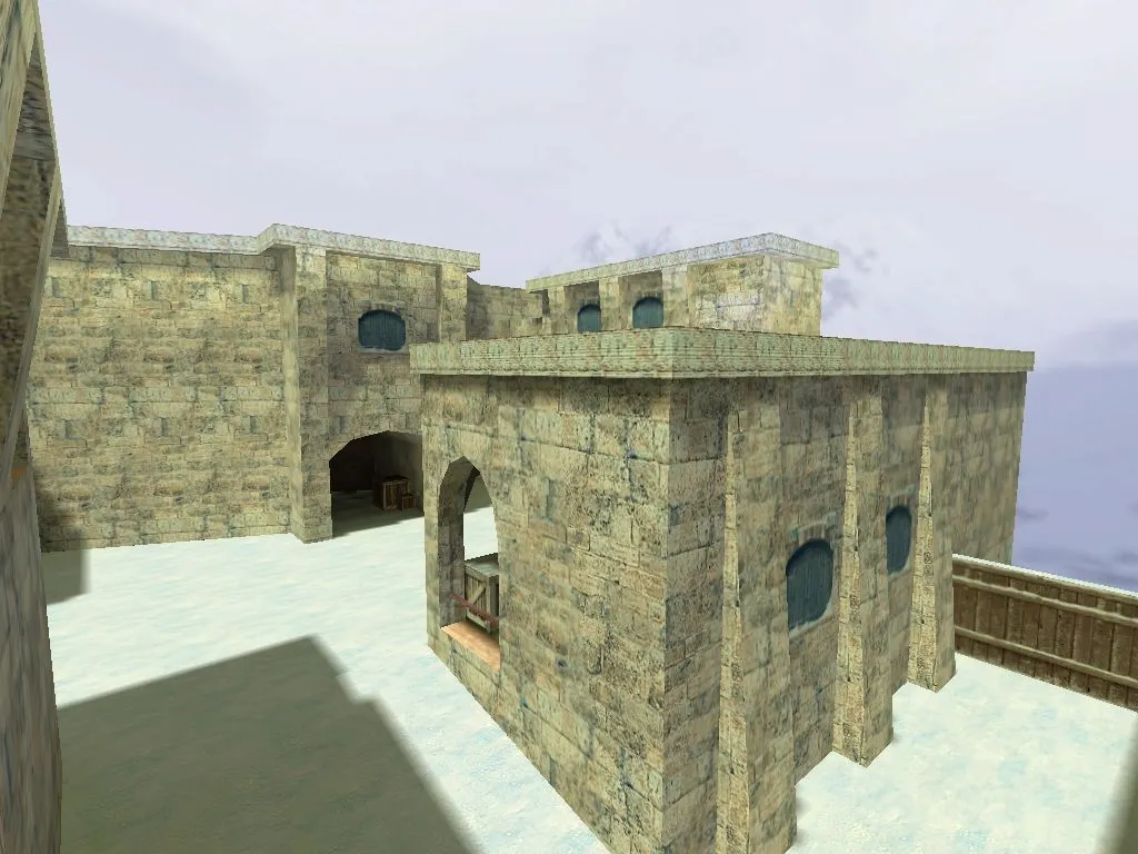 Скачать Карта de_snowball для CS 1.6 - Тактические возможности и стратегия - Скриншот