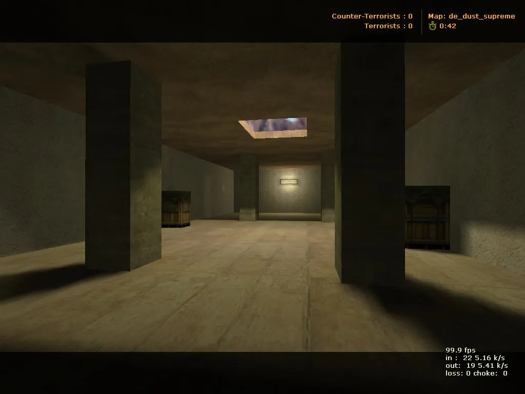 Скачать de_dust_supreme для CS 1.6: точки, баланс сторон и запуск без проблем - Скриншот