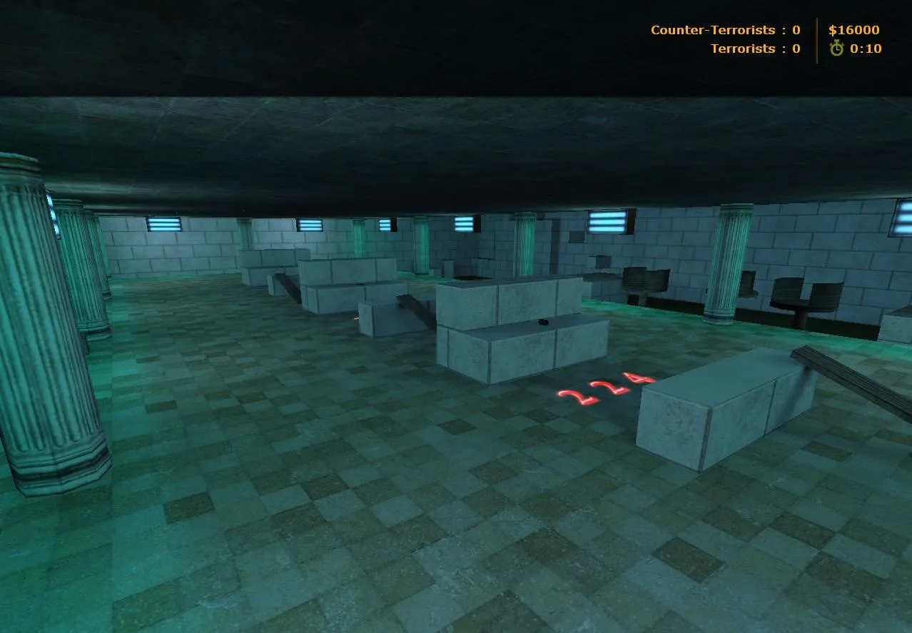 Скачать deathrun_hell1337_fix для CS 1.6: баланс точек, .nav для ботов и оптимизация wpoly/epoly - Скриншот