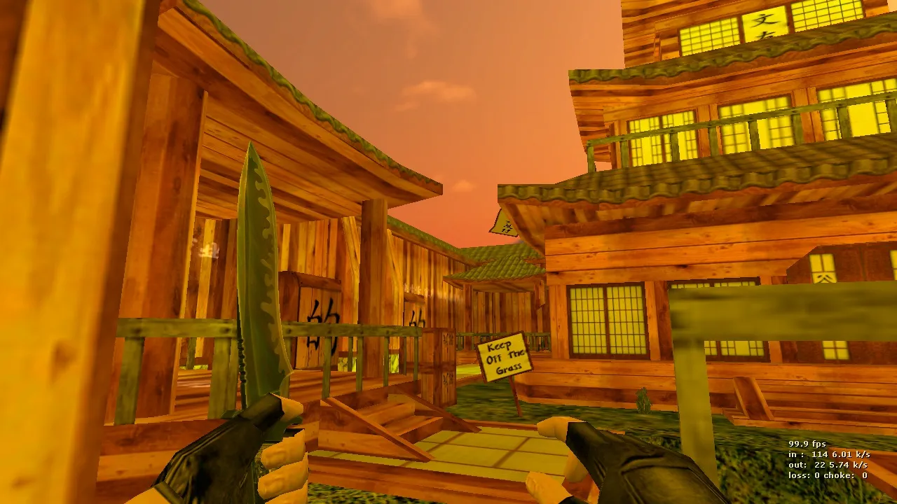 Скачать deathrun_dojo для CS 1.6: тактика за терр и контры, схема раундов и запуск карты без проблем - Скриншот