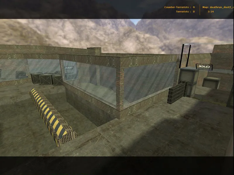Скачать deathrun_dust2_click21 для CS 1.6: тактика за Terror/CT, точки, боты и оптимизация карты - Скриншот