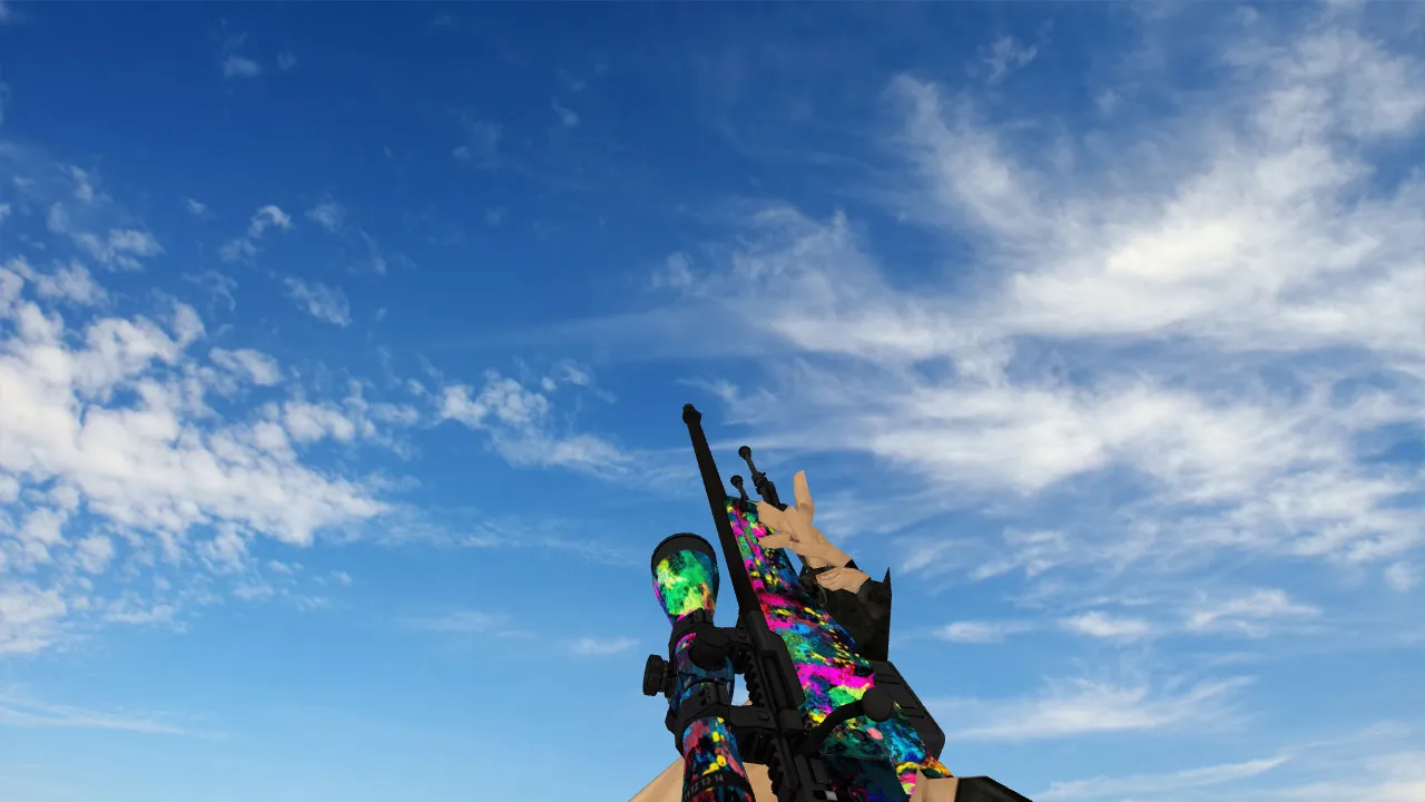 Скачать Модель «AWP Paint» для CS 1.6 - Уникальный стиль для вашего оружия - Скриншот