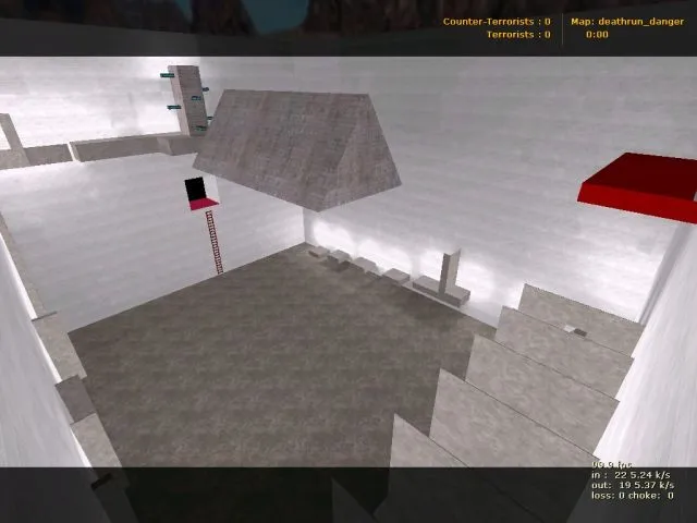 Скачать карту deathrun_danger для CS 1.6: трамплины, ловушки, точки, .nav и оптимизация под сервер — скриншот 8