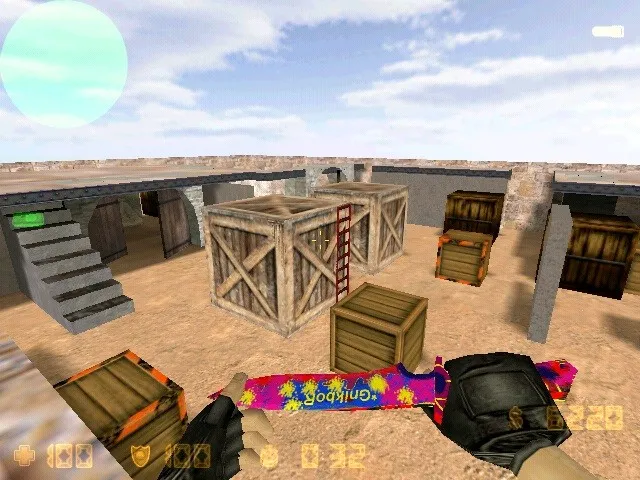 de_dust3_mini для CS 1.6: мини-карта для бодрых раундов, точки, маршруты, .nav и оптимизация — скриншот 4