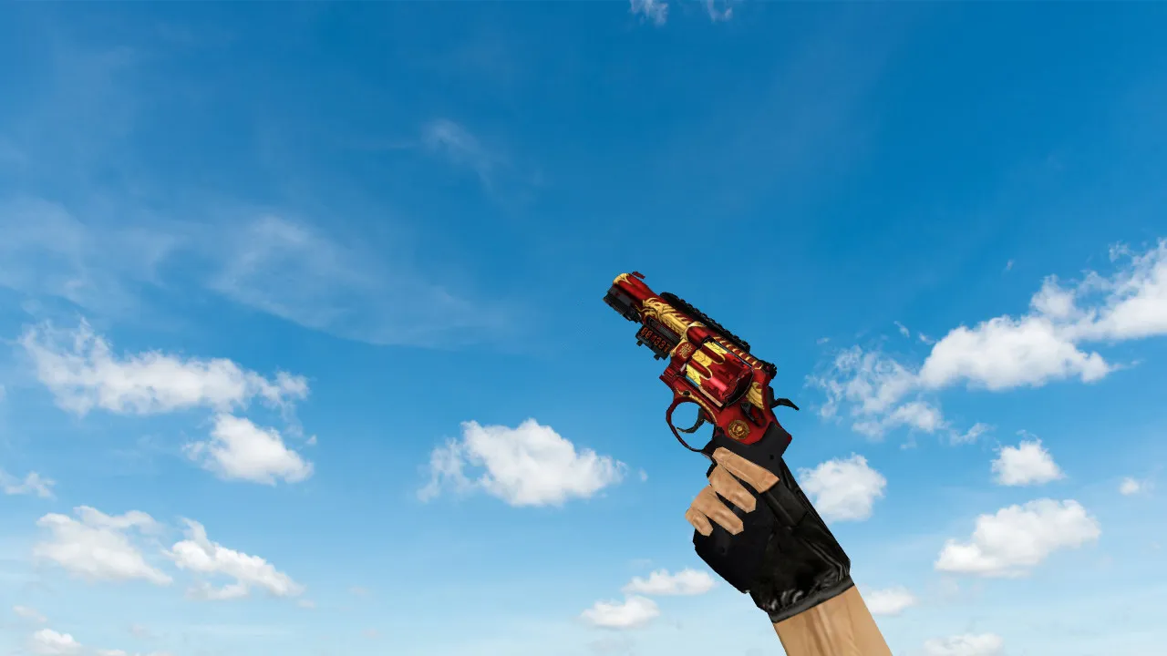 Скачать Модель R8 Revolver Dragon Soul для CS 1.6 - Четкость и Стиль - Скриншот