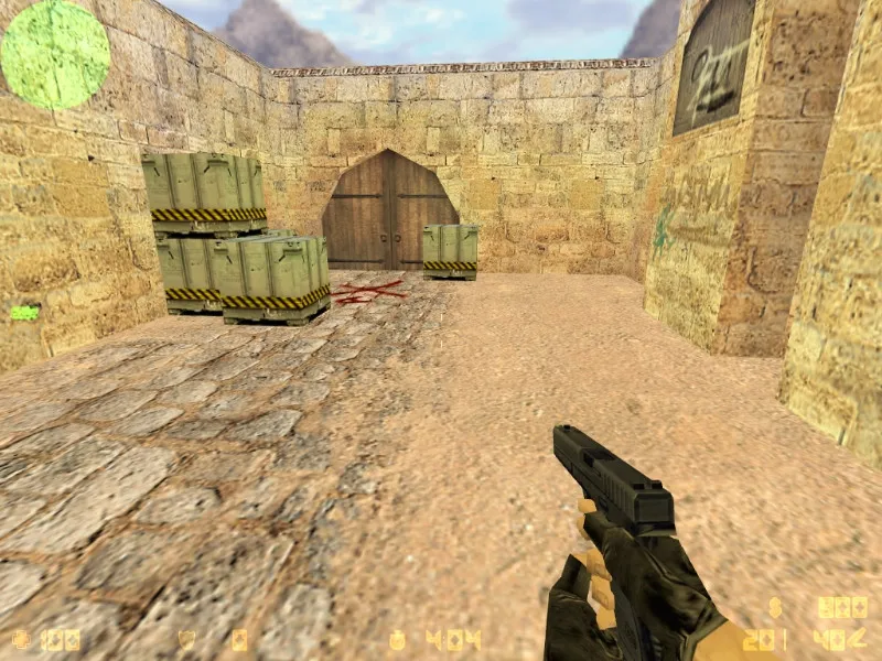 de_dust25 карта для CS 1.6: точки, раунды за CT/T, оптимизация wpoly/epoly и .nav для ботов — скриншот 7