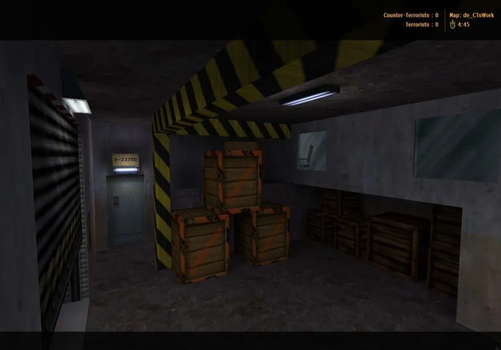Скачать de_ctswork для CS 1.6: тактика за CT, точки контроля и настройка сервера без лагов - Скриншот