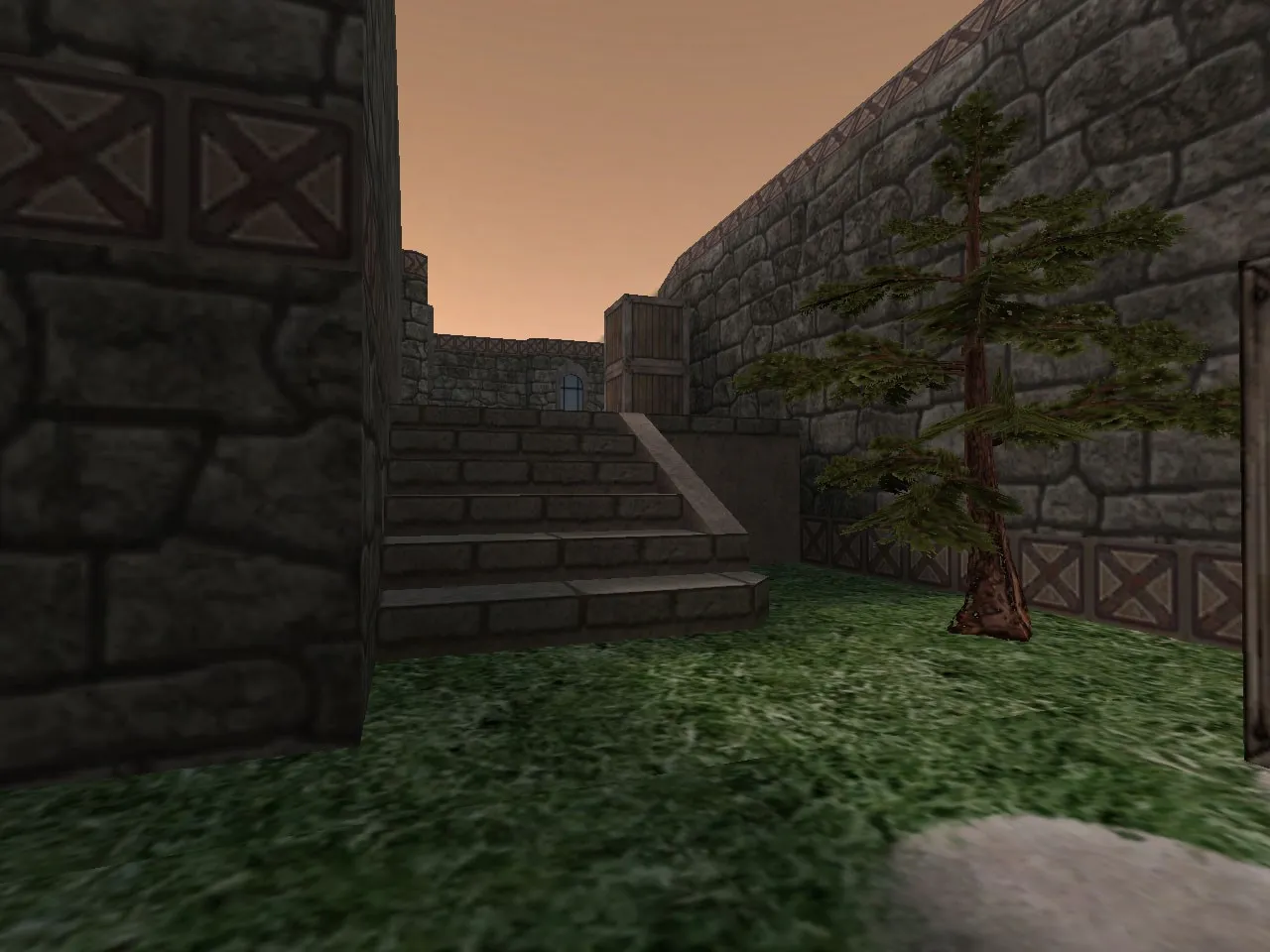 Скачать de_dust2_medieval для CS 1.6: карта DE, точки, маршруты, .nav и оптимизация - Скриншот