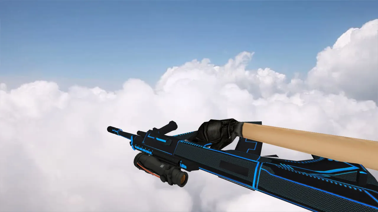 Скачать Модель AUG Plasmax для CS 1.6 | Уникальная модель оружия - Скриншот