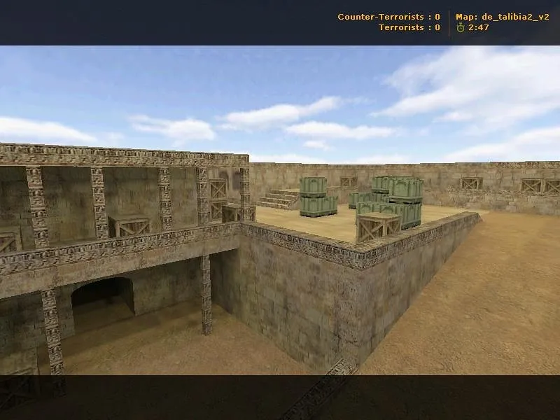 Скачать Карта de_talibia2_v2 для CS 1.6 | Тактики и детали - Скриншот