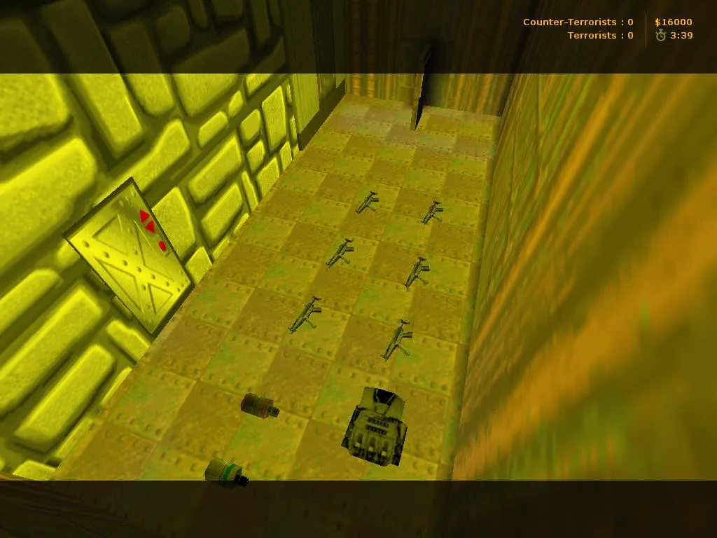 Скачать deathrun_hailx для CS 1.6: тактика терроров, CT, ловушки и боты, оптимизация карты и .nav - Скриншот