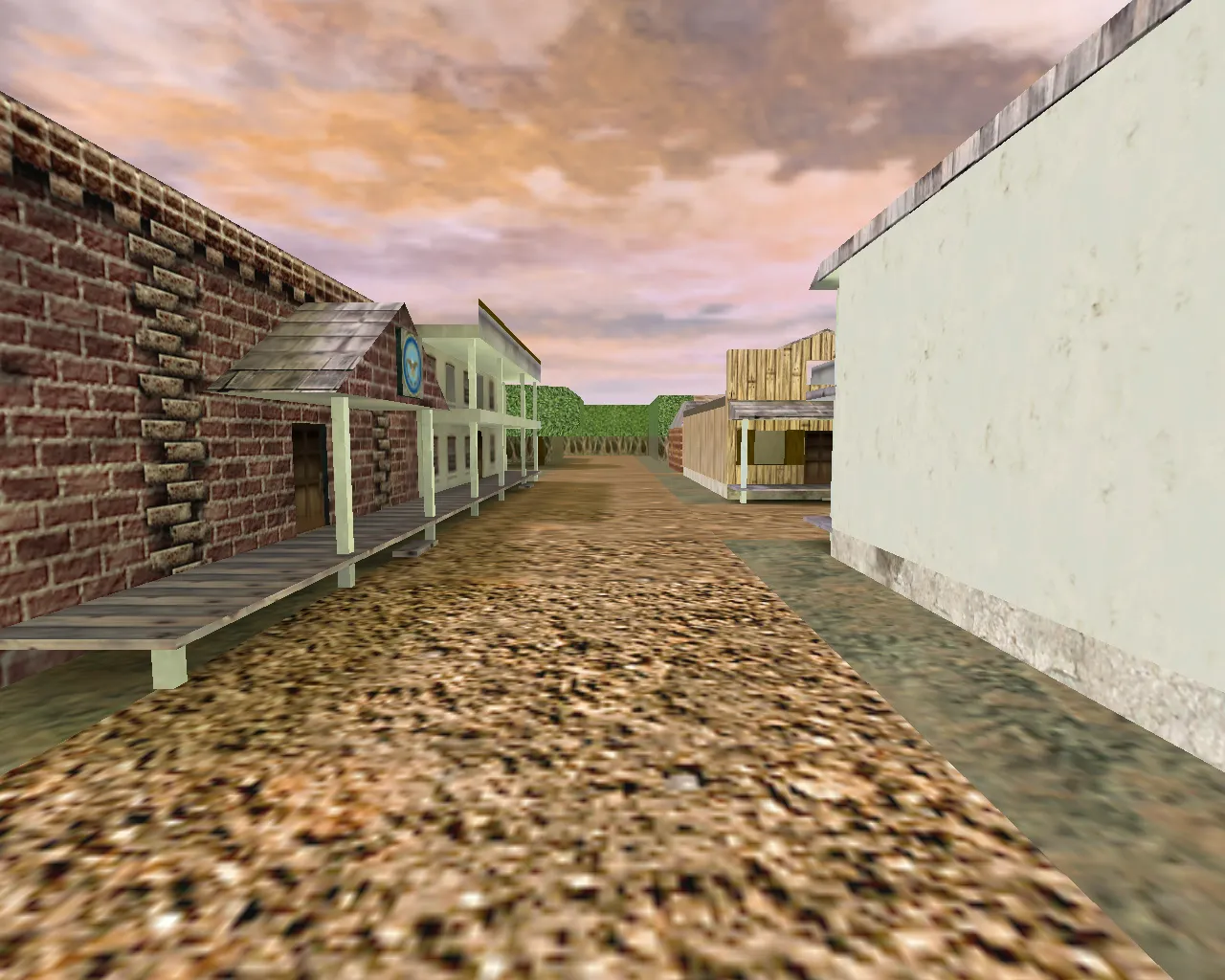 Скачать cs_wildwest — карта для CS 1.6: баланс сторон, точки под пушки, .nav для ботов - Скриншот