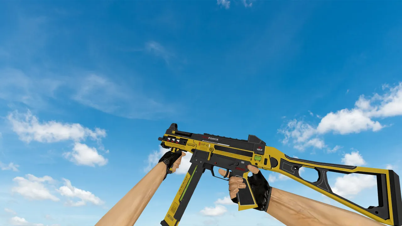 Скачать Модель «UMP-45 Tech Forse» для CS 1.6: Обзор и Загрузка - Скриншот