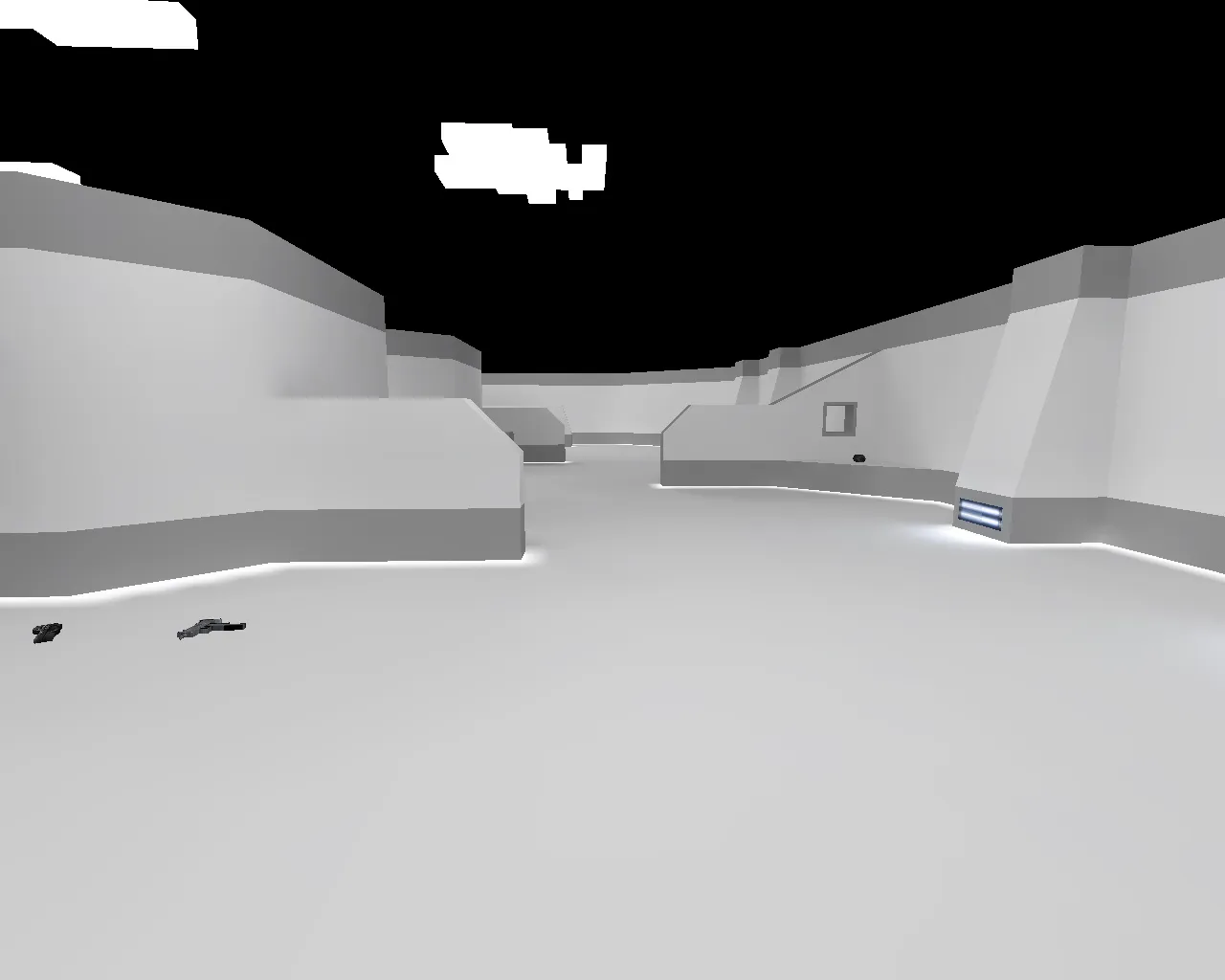 Скачать Карта fy_snow_white для CS 1.6: тактика, точки, .nav и оптимизация wpoly/epoly - Скриншот