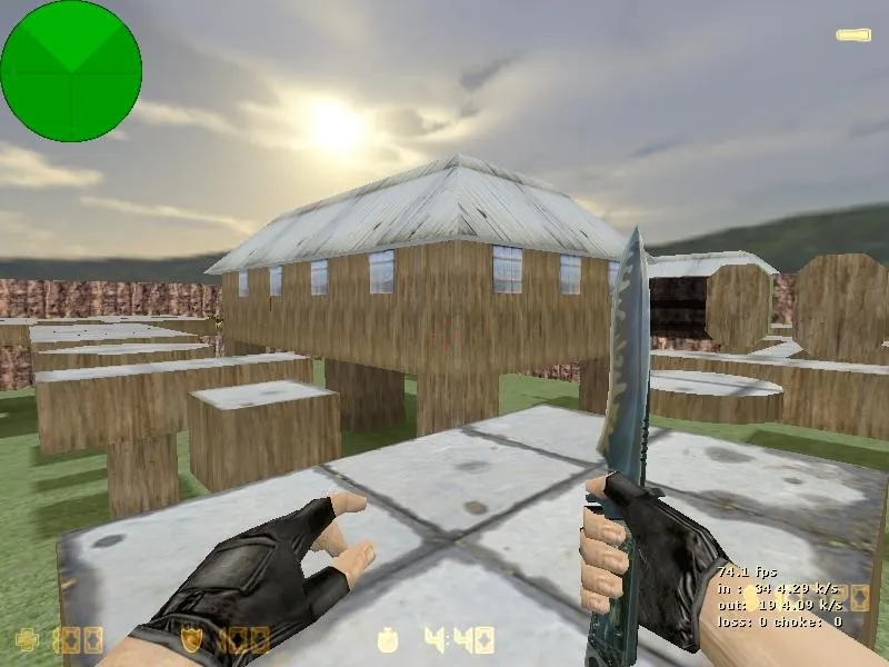 Скачать deathrun_friends для CS 1.6: карта deathrun, баланс сторон, точки, .nav и оптимизация - Скриншот