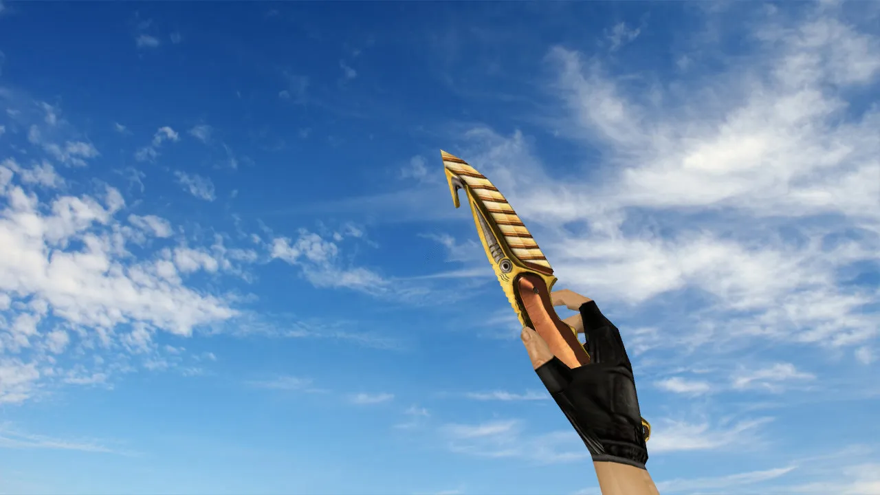 Скачать Модель «Gut Knife Warmech» v_ модели и анимация осмотра для CS 1.6: звуки, текстуры, качество и настройка - Скриншот