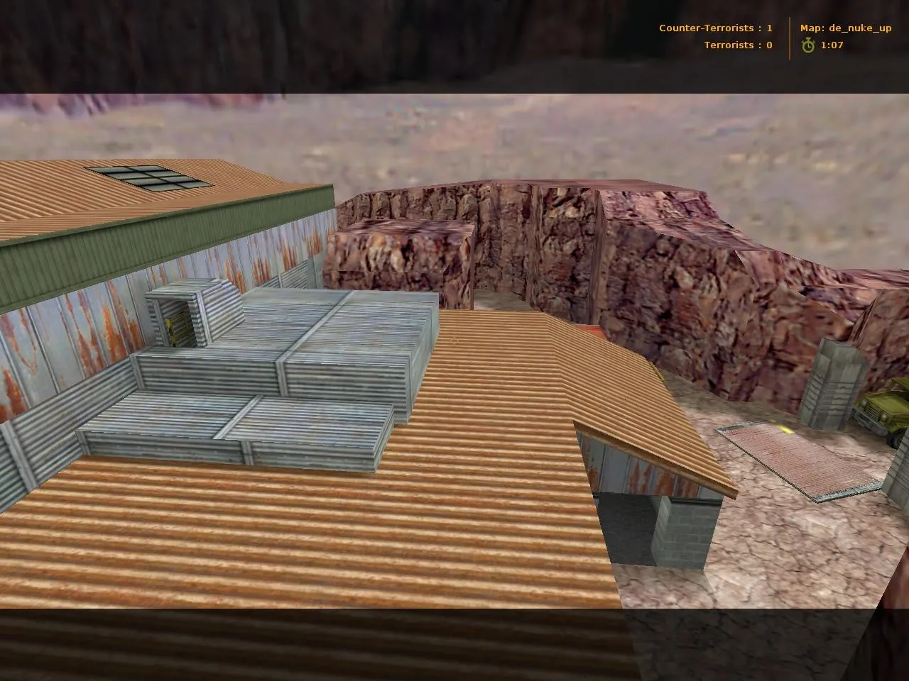 Карта de_nuke_up для CS 1.6: Тактика и особенности — скриншот 6