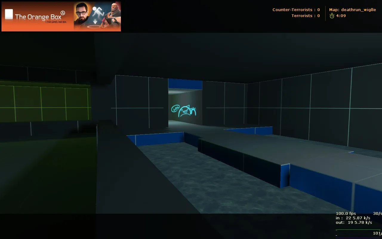 deathrun_wiglle для CS 1.6: карта deathrun, точки, тайминги и настройка сервера без лишней возни — скриншот 4