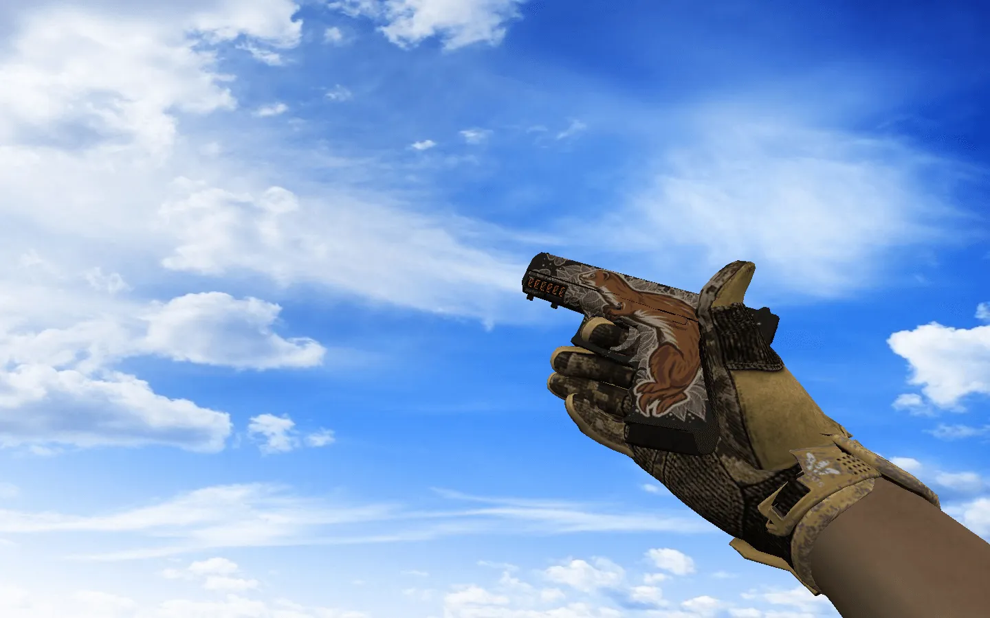 Пак оружия CS 1.6 «Засуха» со спортивными перчатками: АК-47, AWP, M4A4, ножи и скины под руку — скриншот 6
