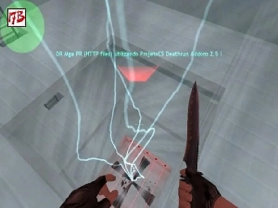 Скачать deathrun_moonlight для CS 1.6: карта для deathrun, лазерные ловушки, точки заезда, баланс сторон - Скриншот