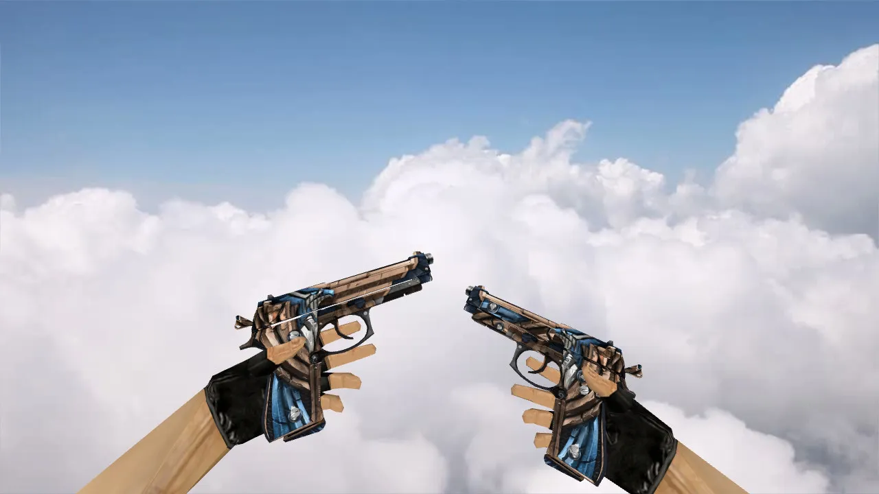Скачать Модель «Dual Berettas Hawk Eye» для CS 1.6 - Скачай сейчас - Скриншот