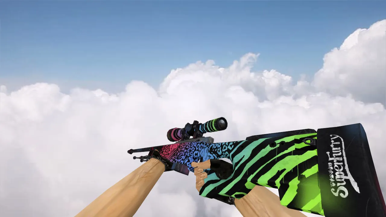 Скачать Модель «AWP Superfurry» для CS 1.6 - Качественные текстуры и анимация - Скриншот