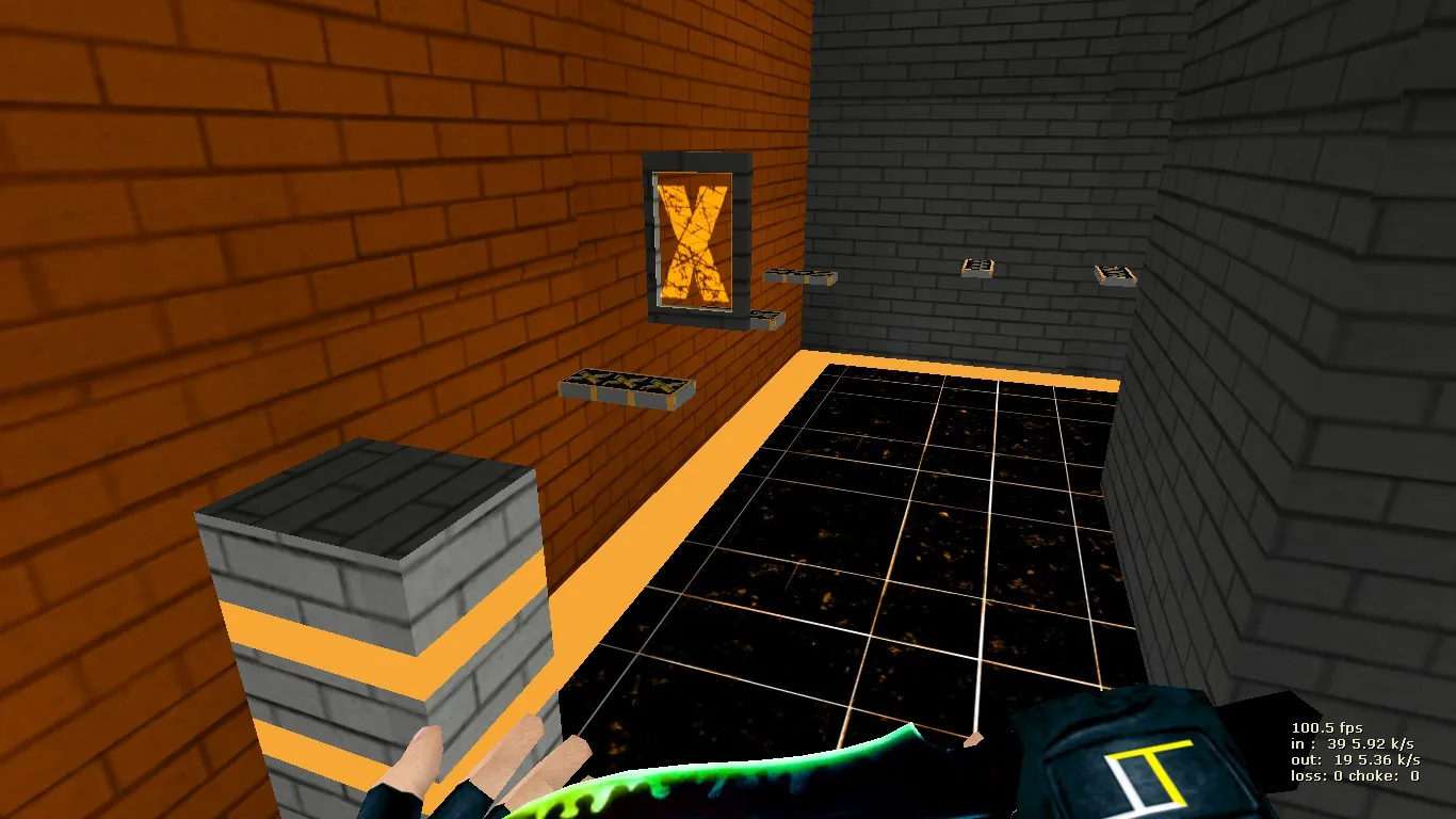 Скачать deathrun_nothing для CS 1.6: карта Deathrun, точки, раунды и настройка под 4554/8610 - Скриншот