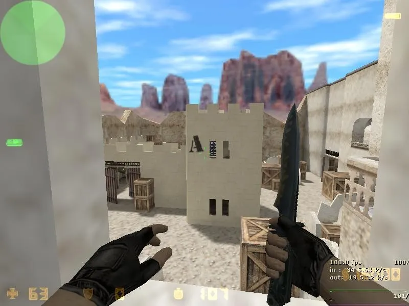 Скачать Карта de_sand_fortress для CS 1.6 — подробный обзор - Скриншот