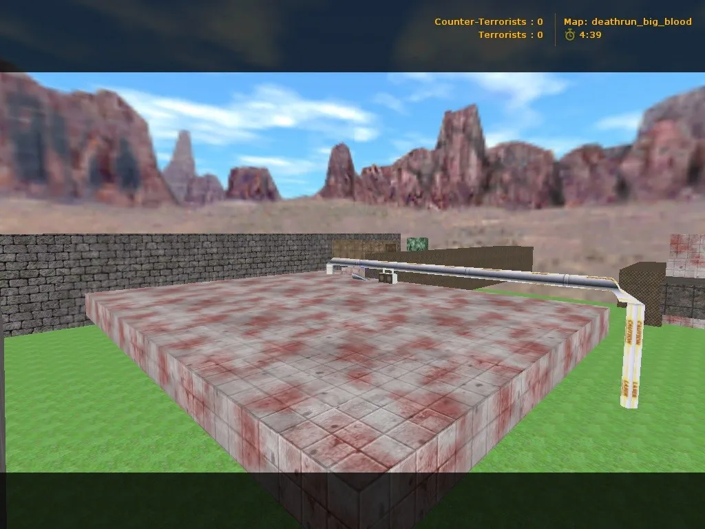 Скачать deathrun_big_blood для CS 1.6: карта deathrun, точки, маршруты и настройка под стабильный FPS - Скриншот