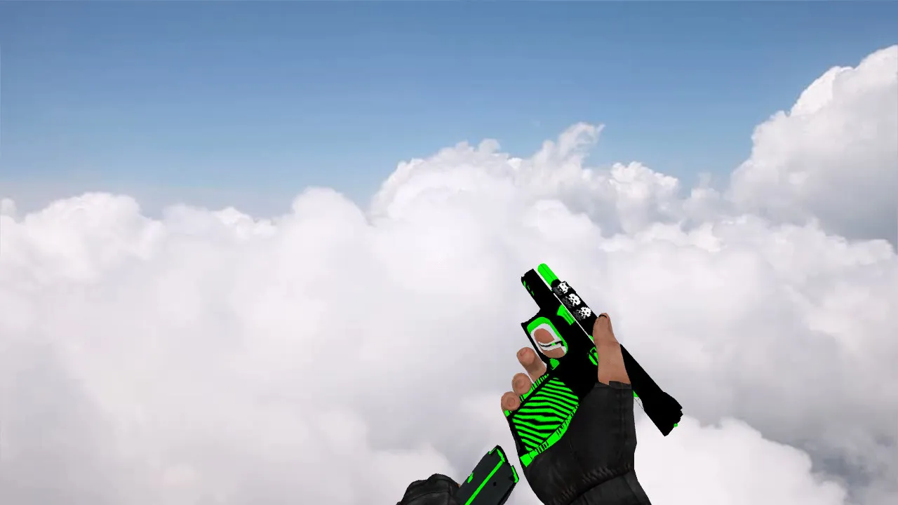 Скачать Модель P250 Space Invaders для CS 1.6 - Высокое качество и уникальный стиль - Скриншот