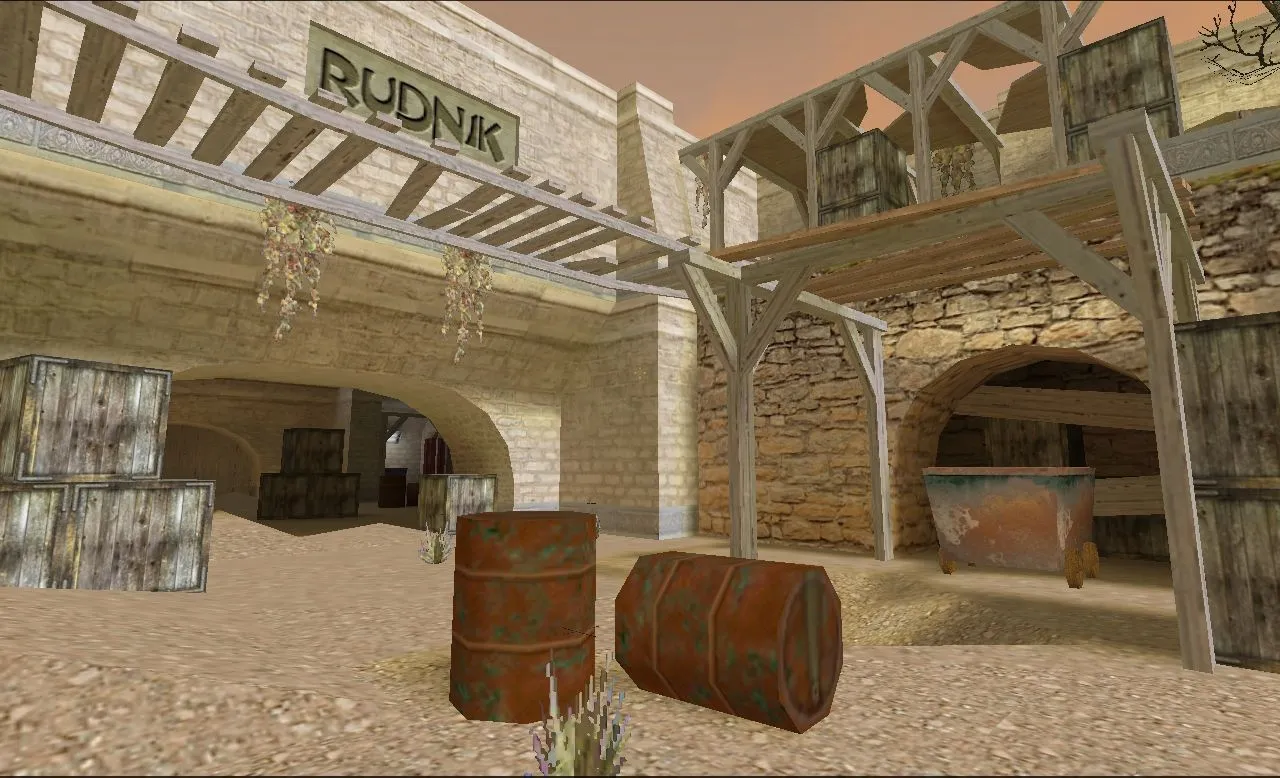Скачать Карта de_rudnik для Counter-Strike 1.6: Особенности и тактика - Скриншот