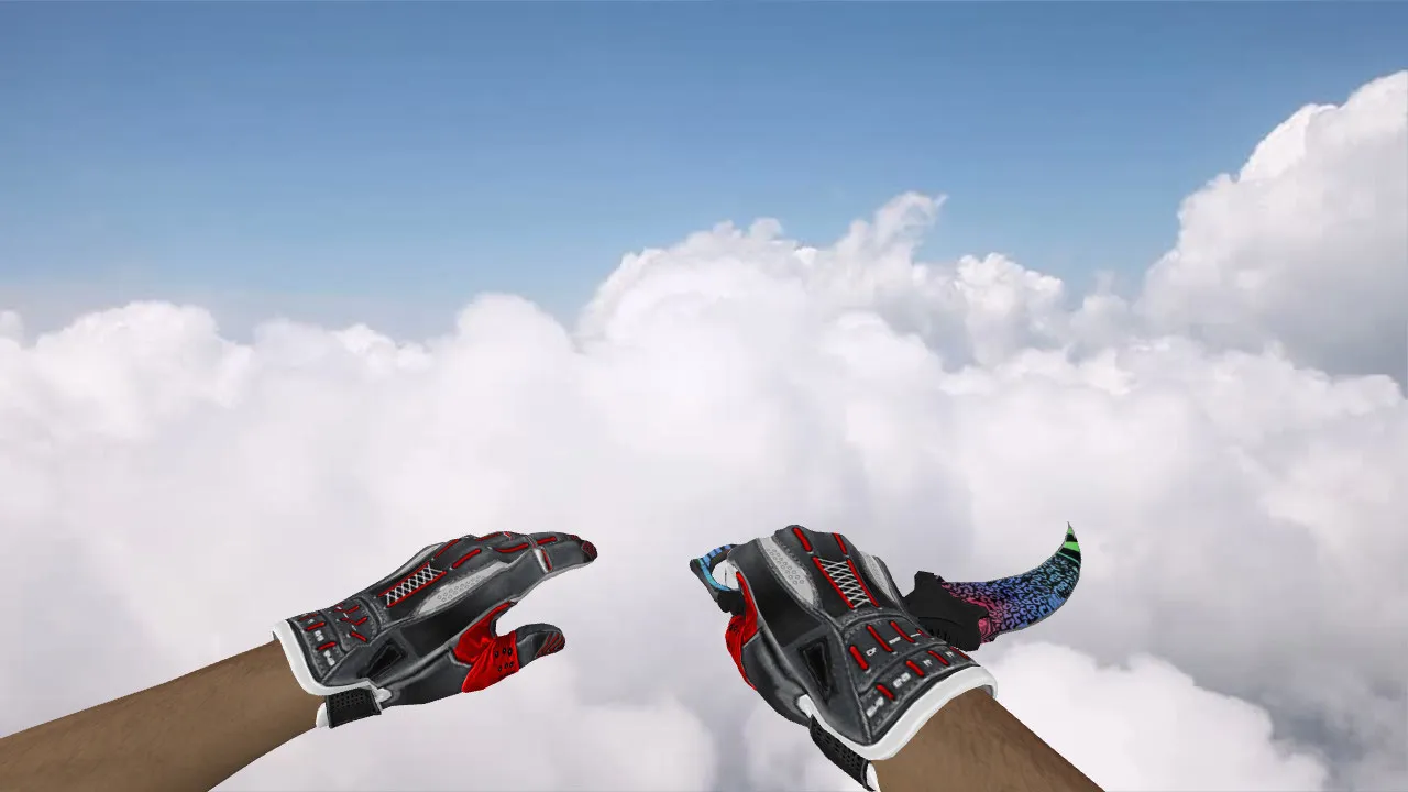 Скачать Модель ножа v_ karambit «Superfurry» (CS 1.6): p_ и w_ модели, звуки, анимация осмотра - Скриншот