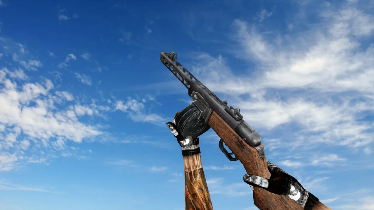 Скачать Модель «ППШ-41» для CS 1.6 - Погружение в атмосферу войны - Скриншот