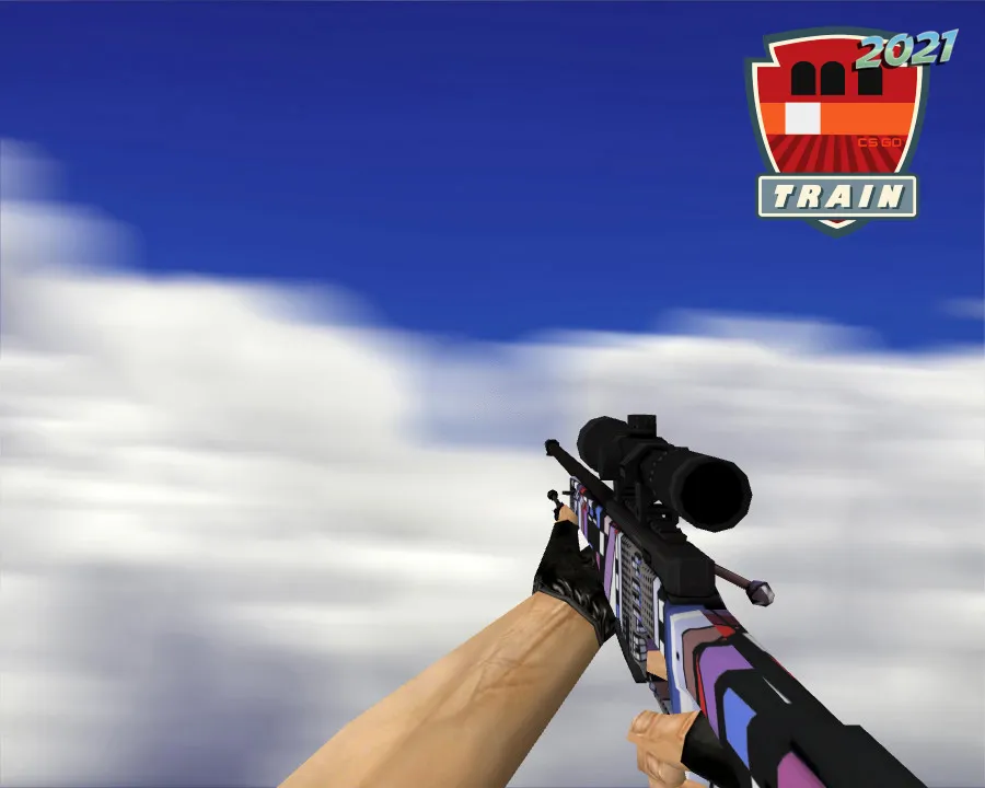 Скачать AWP | Поп-AWP (POP AWP) для CS 1.6 - Уникальный скин для снайперки - Скриншот