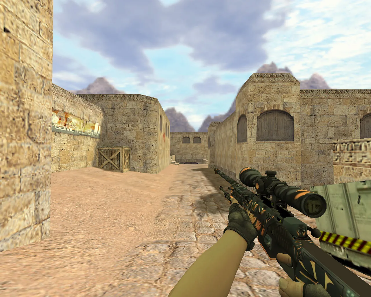 Скачать Модель «AWP Мерес» для CS 1.6 - Качественные текстуры и анимация - Скриншот