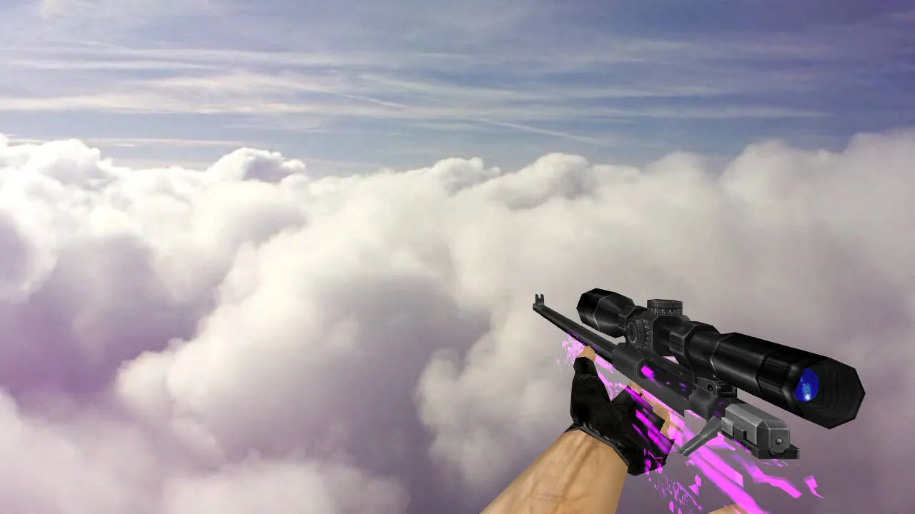 Скачать Модель «Default AWP Rave» для CS 1.6 - Качество и Точность - Скриншот