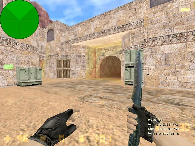 de_dust2_big для CS 1.6: карта, точки, боты .nav, оптимизация и баланс сторон — скриншот 6